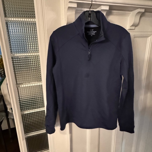 Vineyard Vines Womens Navy Blue Pullover Jacket 1/4 Zip Performance Golf Sz XS - Picture 3 of 11
